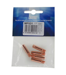 MP531 6mm Welding Tip 0.6mm Thread x 25mm Length MB15 Display Packed