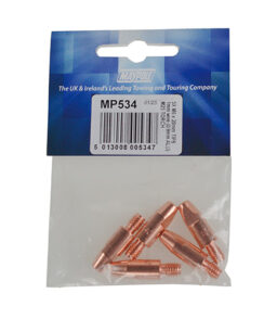 MP534 1mm x 28mm Welding Tip MB25 & Smaller 'No-Gas' Torches Display Packed