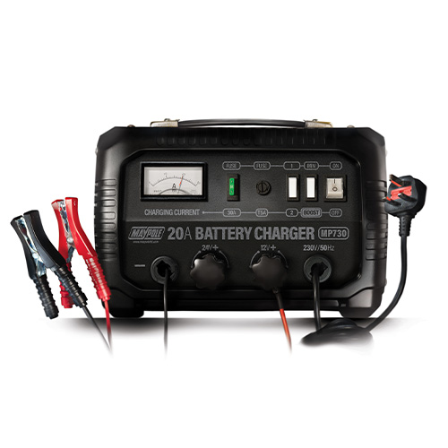MP730 20A 12/24V Metal Cased Battery Charger