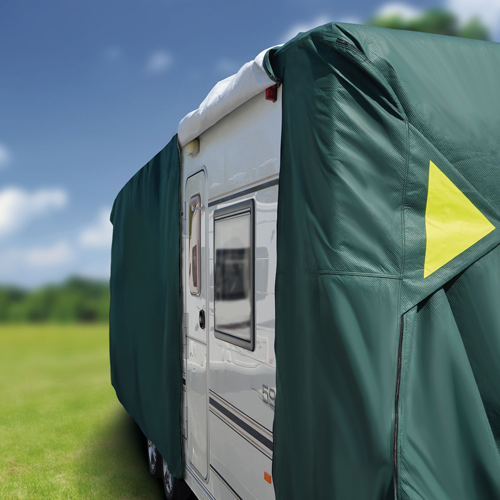 Premium Green 4-Ply Caravan Cover