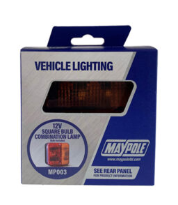 MP3 Maypole 12V Square Combination Lamp
