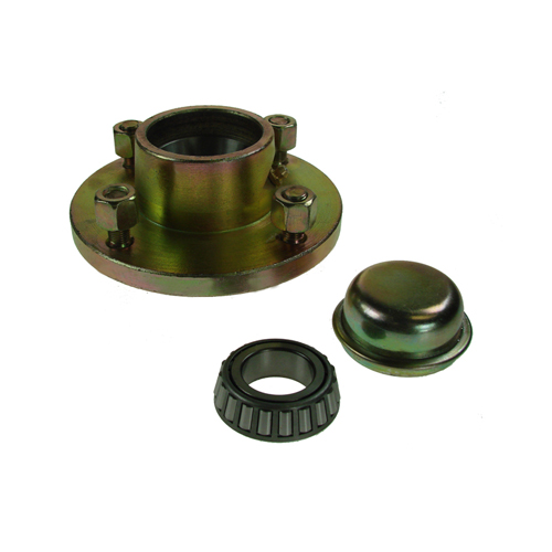 MP4180 Trailer Wheel Hub With Steel Cap & Spherical Nuts