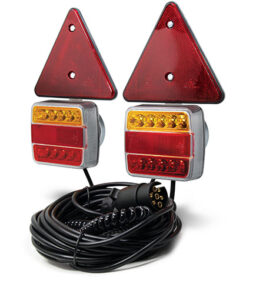 MP44862 10-30V LED Magnetic Lighting Pods 10m Trailer Cable