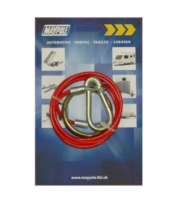 MP498 1m x 2mm Red Breakaway Cable Display Packed