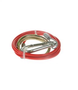 MP498B 1m x 2mm Red Breakaway Cable