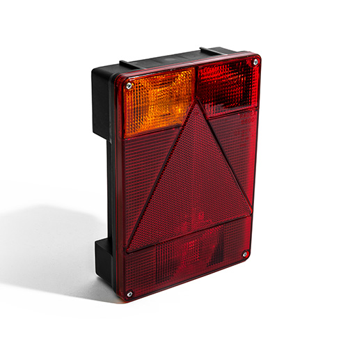 MP8059BL Radex 6800 12V Rectangular Left Hand Rear Combination Lamp 5+4 Pin