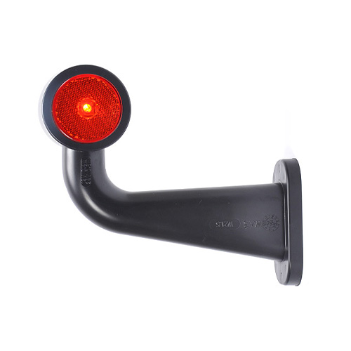 MP8704BL WAS 10-30V LED Right Hand Red/White 90° Outline Marker Lamp
