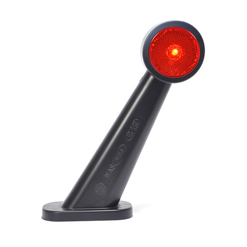 MP8706BL WAS 10-30V LED Left Hand Red/White 45° Outline Marker Lamp