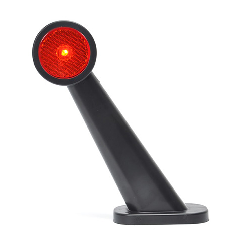 MP8706BR WAS 10-30V LED Right Hand Red/White 45° Outline Marker & Reflector