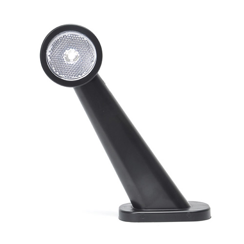 MP8707BL WAS 12/24V LED Left Hand 45° White Outline Marker Lamp