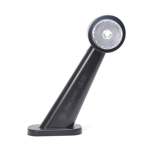 MP8707BR WAS 12/24V Right Hand LED 45° White Outline Marker Lamp