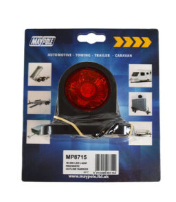 MP8715 WAS 10-30V LED White/Red Outline Marker Lamp Display Packed