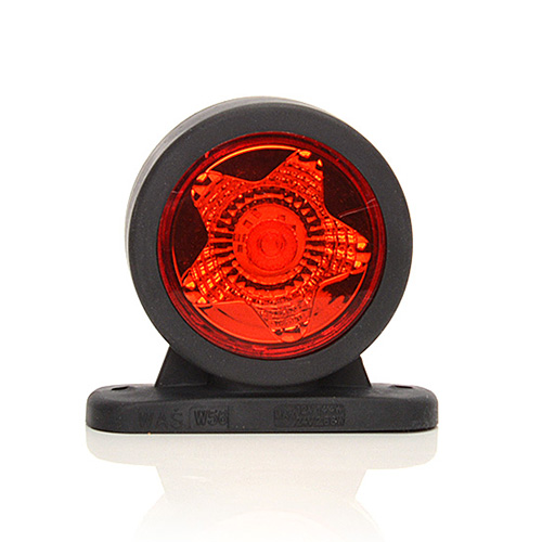 MP8715B WAS 10-30V LED White/Red Outline Marker Lamp