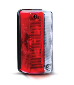 MP874B Radex Outline Red/White Bulb Side Marker