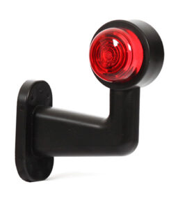 MP8764B WAS 12/24V Red/White Short 90° Stalk Marker Lamp