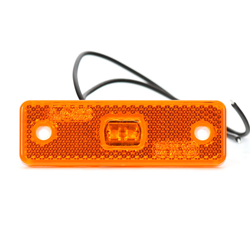 MP8775B WAS 12-24V Side Amber LED Marker Lamp