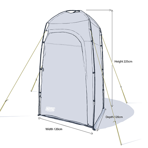 MP9515 Shower/Utility Tent