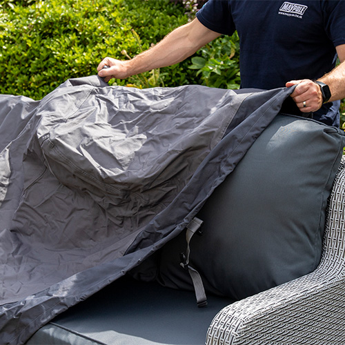 MP9605 Mini V Shape Sofa Cover - Image 6