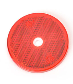 MP1631B WAS Round Red Reflector