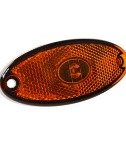 P31230902 Aspock 12V Side Amber Flatpoint 2 LED Marker Lamp