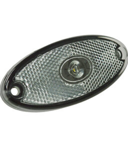 P31690905 Aspock 12V Front Clear Flatpoint 2 LED Marker Lamp