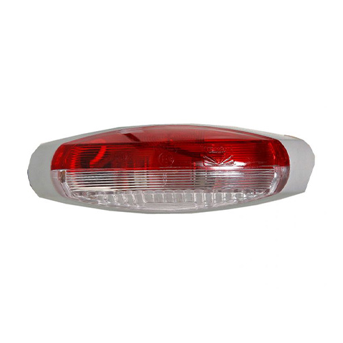 P31852404 Aspock 12V Red/White Flexipoint 2 LED Marker Lamp