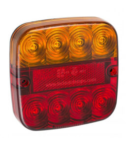 L99AR LED Autolamps 12V Square Combination Lamp