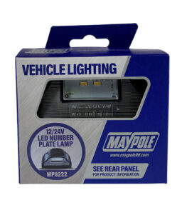 MP8222 WAS 10-30V LED Number Plate Lamp Display Packed