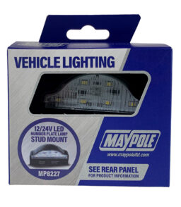 MP8227 10-30V LED Number Plate Lamp Display Packed