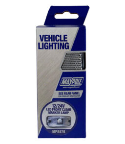 MP8576 WAS 10-30V Clear LED Front Marker Lamp Display Packed