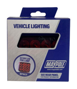 MP8631 10-30V LED Varivolt Rear Fog Lamp Display Packed