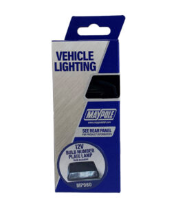 MP980 AJBA 12V Bulb Number Plate Lamp (FT.18.001) Display Packed