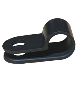 MP99106B 6mm Plastic Cable P Clips for 2 Core Cable